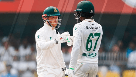 गुवाहाटी टेस्ट : भारत के खिलाफ मुथुसामी-वेरेन की जोड़ी ने टेस्ट क्रिकेट में बनाया रिकॉर्ड