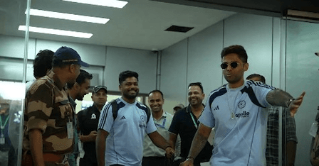 'चेता को डिस्टर्ब मत करो', सूर्यकुमार यादव ने तिरुवनंतपुरम एयरपोर्ट पर संजू सैमसन के साथ की मस्ती