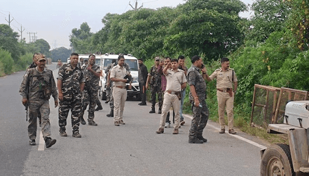 रांची में पुलिस के साथ मुठभेड़ में दो अपराधी घायल, हथियारों का जखीरा बरामद, चार गिरफ्तार