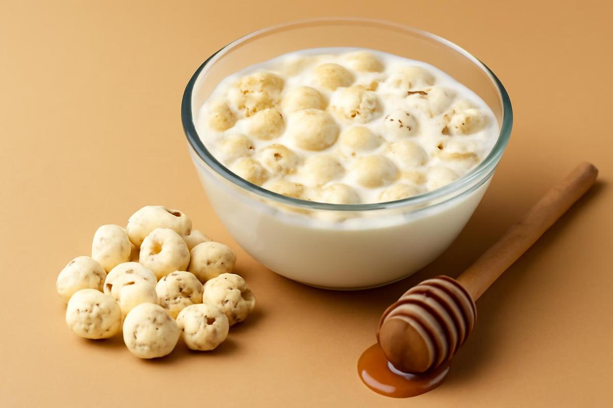 summer breakfast ideas, makhana with raw milk, healthy summer foods, diabetes friendly snacks, weight loss breakfast, women nutrition tips, raw milk health benefits