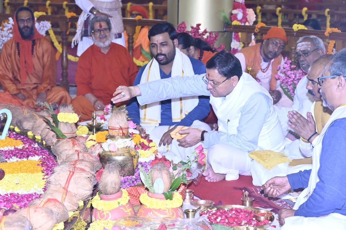 CM Dhami spiritual