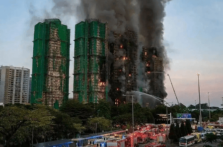 शी चिनफिंग ने हांगकांग अग्निकांड पर संवेदना व्यक्त करते हुए न्यूनतम नुकसान की मांग की
