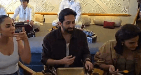 'पति पत्नी और वो दो' की टीम पर चढ़ा गुजराती रंग, स्वादिष्ट व्यंजन के साथ आयुष्मान-रकुल ने जमकर लगाए ठुमके