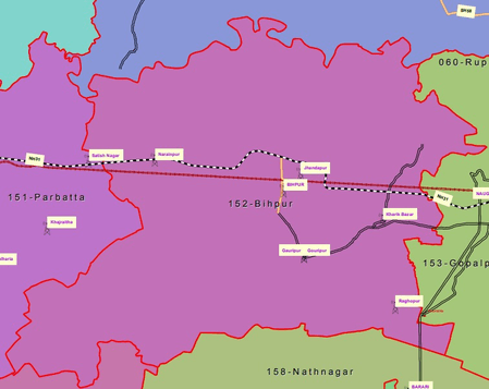 बिहार चुनाव : बिहपुर में कांटे की टक्कर, एनडीए-महागठबंधन की नजरें मतदाताओं पर टिकी