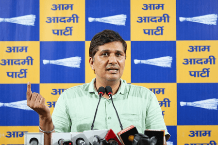 सत्येंद्र जैन को झूठा आरोप लगाकर बदनाम किया गया : सौरभ भारद्वाज