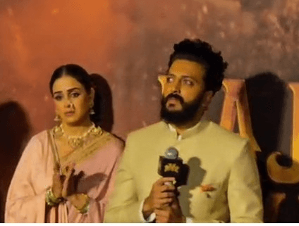 'राजा शिवाजी' के ट्रेलर लॉन्च पर छलके रितेश के आंसू, भावुक होकर बोले-मुझ पर महाराज का हाथ है