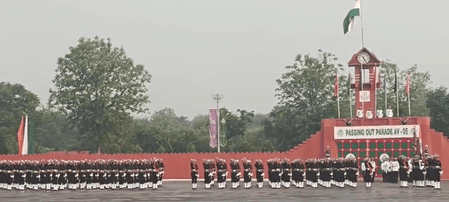 पंजाब रेजीमेंट सेंटर में पांचवें बैच के 622 अग्नि वीर सैनिको का पासिंग आउट परेड