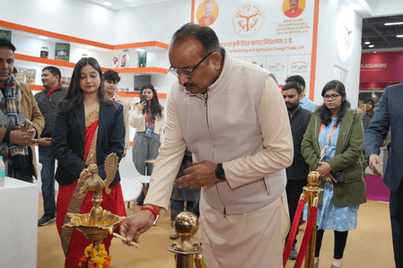 मंत्री दिनेश प्रताप सिंह ने इंडस फूड-2026 में उत्तर प्रदेश पवेलियन का किया उद्घाटन