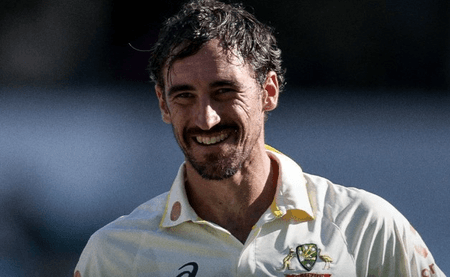 ब्रिसबेन टेस्ट: गेंद के बाद बल्ले से चमके मिचेल स्टार्क, ऑस्ट्रेलिया ने 177 रन की बढ़त बनाई