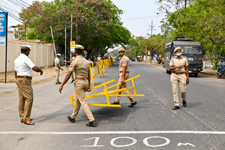 तमिलनाडु चुनाव: मतगणना दिवस पर चेन्नई में सुरक्षा के लिए 22,000 पुलिसकर्मियों की तैनाती