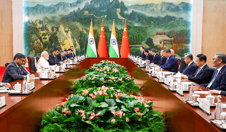 'भारत-चीन संबंधों में सकारात्मक प्रगति', राष्ट्रपति जिनपिंग से मुलाकात के बाद बोले पीएम मोदी