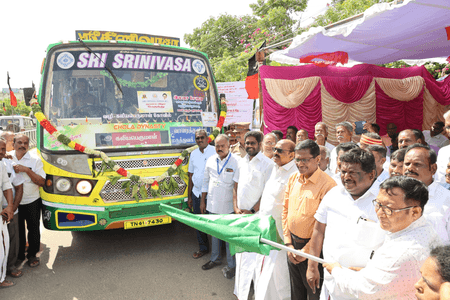 तमिलनाडु के अरियलूर जिले में मिनी बस सेवा शुरू, चेन्नई में जल्द चलेंगी इलेक्ट्रिक बसें