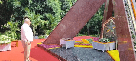 गुजरात : मुख्यमंत्री भूपेंद्र पटेल ने 'राष्ट्रीय वन शहीद दिवस' पर शहीद वनकर्मियों को श्रद्धांजलि दी