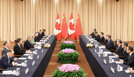 शी चिनफिंग की कनाडा के प्रधानमंत्री मार्क कार्नी से मुलाकात