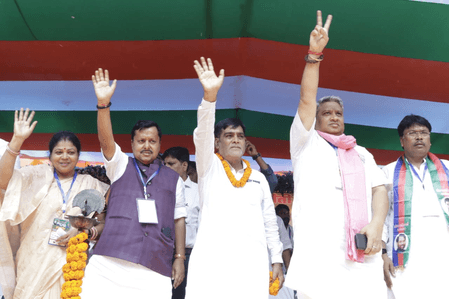 रामकृपाल यादव और बिहार के मंत्री नितिन नबीन ने विपक्ष पर बोला हमला