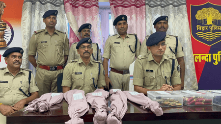 नालंदा : जदयू नेता के भाई के घर से हथियार बरामद, आरोपी गिरफ्तार