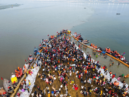 प्रयागराज: मेला क्षेत्र में सुरक्षा के पुख्ता इंतजाम, घाटों पर मुस्तैद प्रशासन