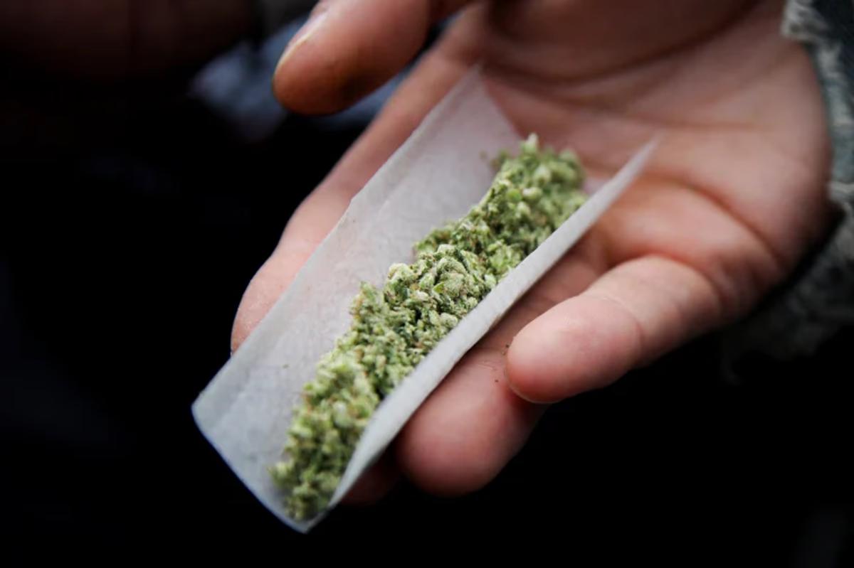 Consuming marijuana
