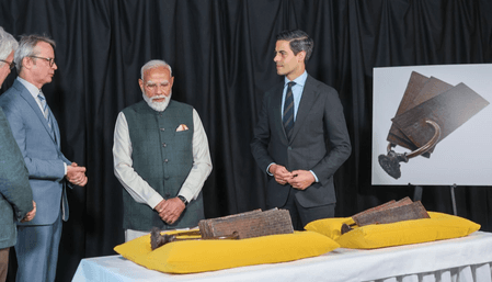 11वीं सदी के चोल ताम्रपत्र नीदरलैंड से भारत वापस लाए जाएंगे: पीएम मोदी