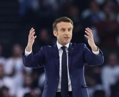 फ्रांस के राष्ट्रपति मैक्रों ने ईरान से की मिडिल ईस्ट देशों पर हमले रोकने की अपील