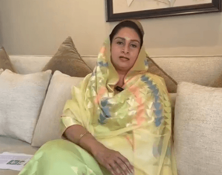 पंजाब की कानून व्यवस्था, ड्रग्स और चंडीगढ़ मुद्दे पर संसद में हो चर्चा: हरसिमरत कौर बादल