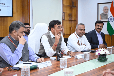 ‘स्वच्छ खेल के लिए भारत प्रतिबद्ध’, वाडा प्रमुख से मुलाकात के बाद मांडविया