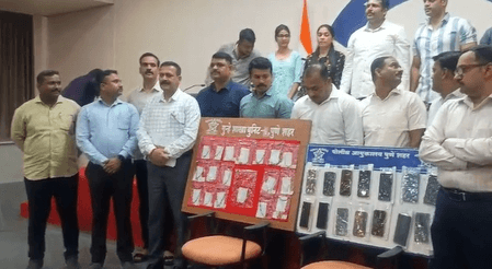 पुणे : पालखी समारोह में चोरी करने वाले गिरोह का भंडाफोड़, 24 लाख रुपए के माल बरामद