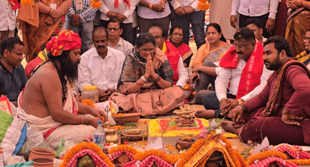 ओडिशा: डिप्टी सीएम प्रवती परिदा ने मां लक्ष्मी मंदिर समेत अन्य परियोजनाओं का किया शिलान्यास