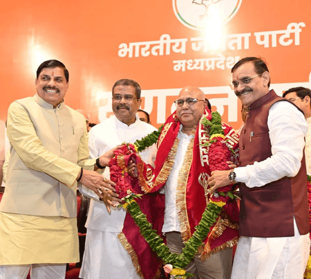 भाजपा के मध्य प्रदेश अध्यक्ष हेमंत खंडेलवाल को निर्वाचित होने पर लगा बधाइयों का तांता