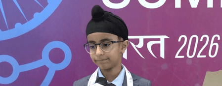 समिट में नन्हे वक्ता रणवीर ने खींचा सबका ध्यान, भारत के शाश्वत विचारों से एआई का भविष्य गढ़ने की बात कही