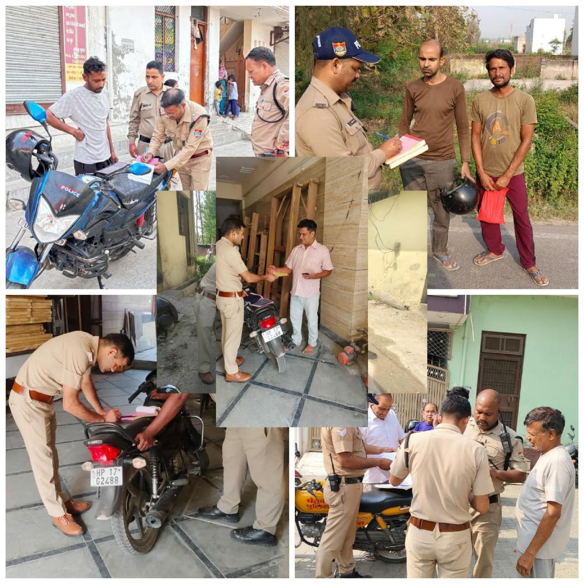 Haridwar police conducted a verification drive