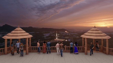 अंबाजी मंदिर से गब्बर तक बनेगा भव्य कॉरिडोर, 50 वर्षीय विजन के साथ होगा अनेक नई सुविधाओं का विकास