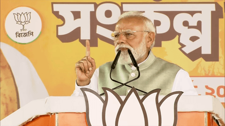 ममता सरकार परिवर्तन की आंधी को रोक नहीं पाएगी: पीएम मोदी