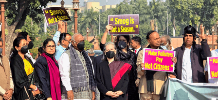 'प्रदूषण के कारण छोटे-छोटे बच्चे और बुजुर्ग बेहद परेशान', सोनिया गांधी बोलीं- कदम उठाए सरकार