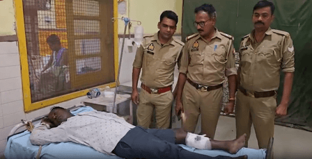 रायबरेली में पुलिस और बदमाश में मुठभेड़, वांटेड आरोपी गिरफ्तार