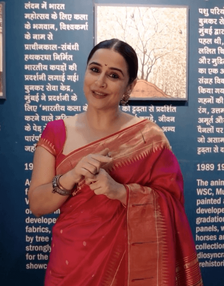 राष्ट्रीय हथकरघा दिवस पर विद्या बालन की अपील, 'पारंपरिक कारीगरी को देते रहें बढ़ावा'