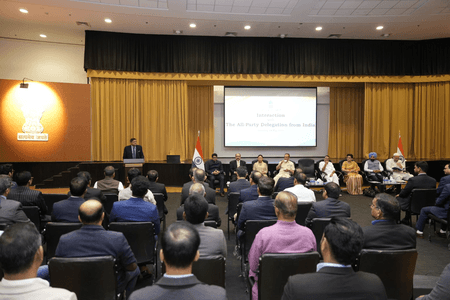 बैजयंत पांडा के नेतृत्व में बहरीन पहुंचा प्रतिनिधिमंडल, प्रवासी भारतीयों से की मुलाकात