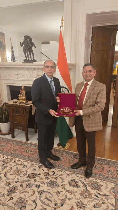 अमेरिका में भारतीय राजदूत ने वाशिंगटन डीसी में आगामी कार्यक्रमों से पहले सेना प्रमुख जनरल द्विवेदी का किया स्वागत