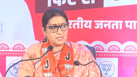 पहले चरण में महिलाओं ने एनडीए के पक्ष में किया मतदान: स्मृति ईरानी