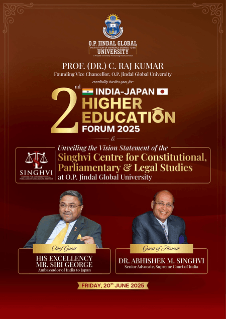 भारत-जापान साझा संबंध : प्रोफेसर सी राज कुमार 24 जून को जापान की संसद को करेंगे संबोधित