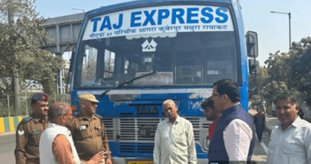 होली पर सड़क सुरक्षा का सख्त संदेश: गौतमबुद्ध नगर में परिवहन विभाग का विशेष सेफ्टी अभियान