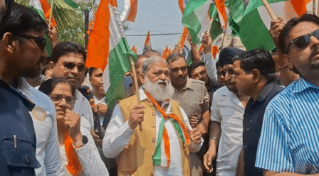 तिरंगा यात्रा : भारतीय सेना के शौर्य से पाकिस्तान घुटनों पर आया- अनिल विज