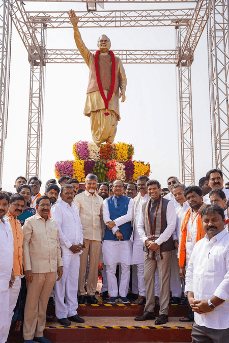 वाजपेयी दूरदर्शी नेता थे, जिन्होंने भारत को परमाणु शक्ति बनाया: चंद्रबाबू नायडू