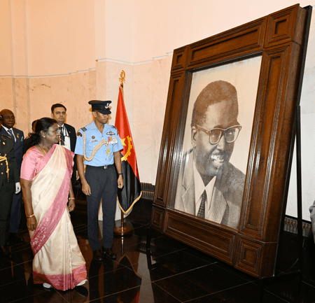 एंटोनियो नेटो ने अंगोला के स्वतंत्रता संग्राम में महत्वपूर्ण भूमिका निभाई : राष्ट्रपति मुर्मू