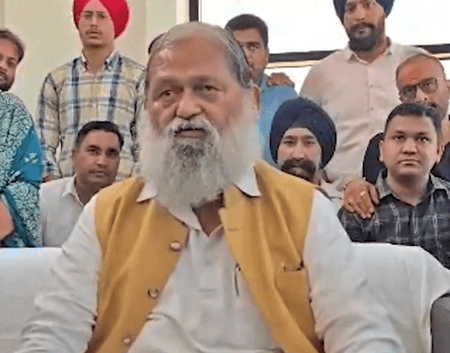 स्वतंत्रता दिवस पर बदला हरियाणा के मंत्री अनिल विज का कार्यक्रम, अब यमुनानगर में फहराएंगे तिरंगा