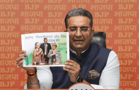 मिशेल बैचलेट को इंदिरा गांधी शांति पुरस्कार देकर कांग्रेस ने भारतीयों का अपमान किया : गौरव भाटिया