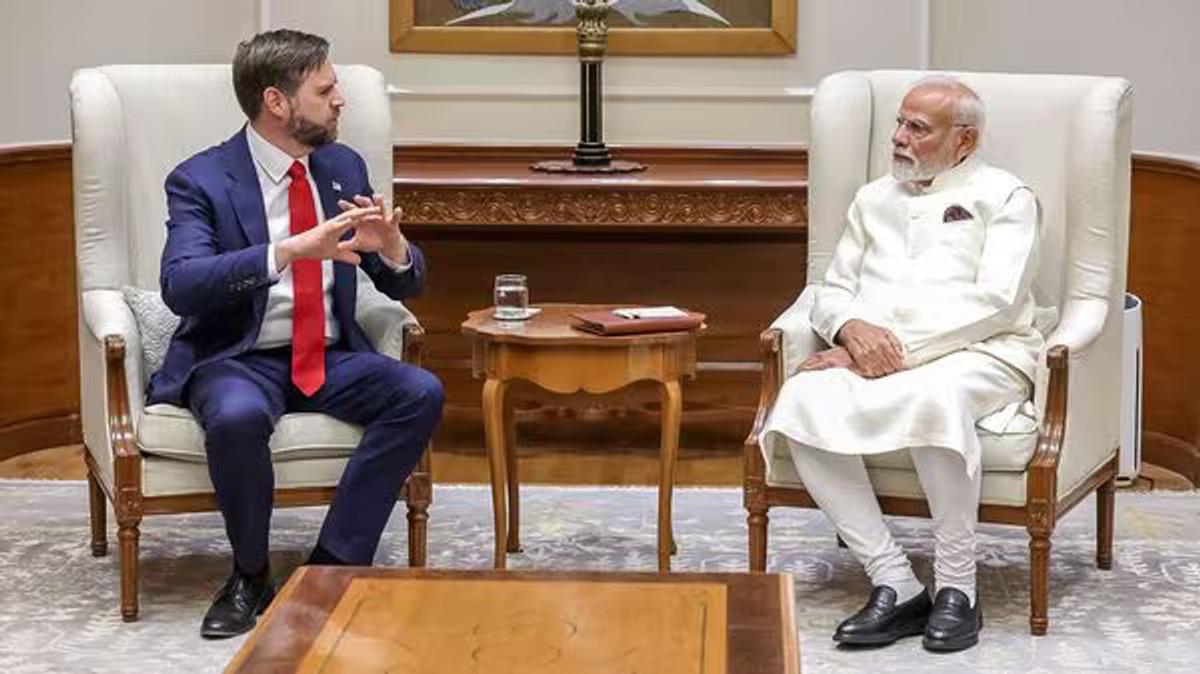 Modi and US Vice President Vance
