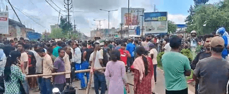 रांची: ट्रक ने स्कूटी सवार स्कूली छात्रा और उसकी मां को रौंदा, दोनों की मौत, विरोध में सड़क जाम