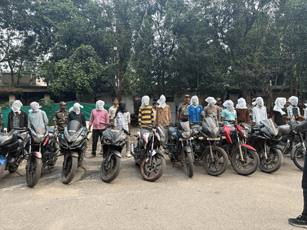 रांची में बाइक चोर गिरोह के 15 सदस्य गिरफ्तार, चोरी की 22 मोटरसाइकिलें बरामद