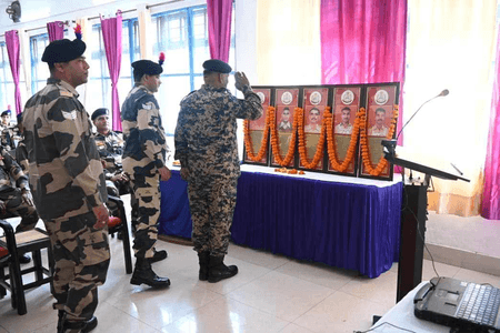 बीएसएफ ने राजौरी में शहीदों को दी श्रद्धांजलि, 2002 के आतंकवादी हमले में शहीद पांच वीर जवानों को किया याद